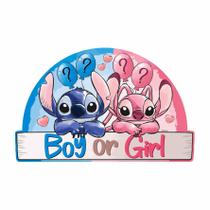 1 Painel Decorativo EVA Festa Stitch Chá Revelação Piffer Festas - Inspire sua Festa Loja