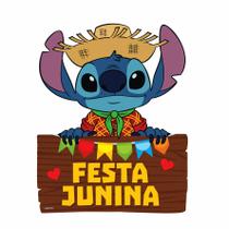 1 Painel Decorativo Festa Junina Stitch Caipira Piffer Festas - Inspire sua Festa Loja