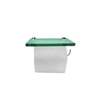 1 Papeleira C/ Suporte em Vidro Verde (12x14) 1 Papeleira C/ Suporte em Vidro Verde (12x14)