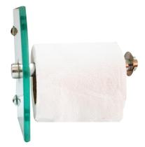 1 Papeleira Em Vidro Modelado incolor