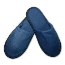 1 Par Chinelo Pantufa Slim Plush Aveludado Masculino Azul 37/38 Cód. 731 - De Coração Shop