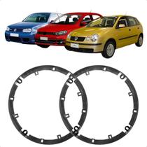 1 Par de Aro Adaptador 6" para Alto-Falante: Polo, Golf, Fox, Gol G5/G6, Jetta, Saveiro, Voyage 1 Par de Aro Adaptador 6" para Alto-Falante: Polo, Golf, Fox, Gol G5/G6, Jetta, Saveiro, Voyage