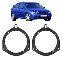 1 Par de Aro Adaptador para Alto-Falante 5 Pol Traseiro Vectra Astra Zafira Palio Montana Punto Fácil Instalação