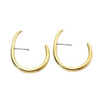 1 par de brincos geométricos simples, elegantes e versáteis da moda retrô