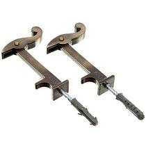 1 Par De Carranca Lisa Oxidado Prendedor De Janela 1 Par De Carranca Lisa Oxidado Prendedor De Janela