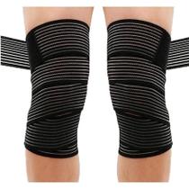 1 Par de Faixas de Compressão Elástica Para Joelho C1912 1 Par de Faixas de Compressão Elástica Para Joelho C1912