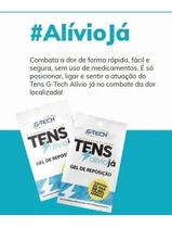 1 Par de Gel de reposição para eletroestimulador TENS ALIVIO JÁ - G-Tech