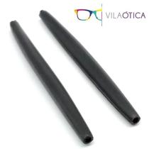 1 Par De Haste Borracha Ponteira P Óculos Duas Saidas 61mm