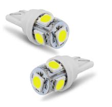 1 Par De Lâmpada Pingo 5 Leds T10 Xenon Super Branca