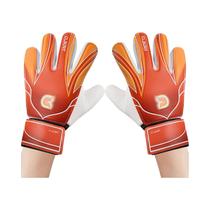 1 par de luvas de goleiro de futebol antiderrapantes com proteção de pulso duplo