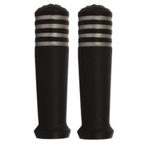 1 Par de manopla luva para bicicleta bike Arco iris cinza