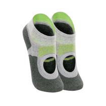 1 Par De Meias Lupo Feminina Pilate Antiderrapante Anatômica