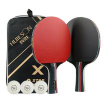 1 par de raquetes de tênis de mesa Professional Rubber Carbon - SANLIN BEANS