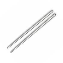 1 Par Hashi de Inox 23cm Aço Resistente Inoxidável 1 Par Hashi de Inox 23cm Aço Resistente Inoxidável