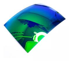 1 Par Lente Solar Reposição Espelhada Polarizada Óculos lâmina bloco policarbonato cr sólida armação sol masculina feminina moda curva 4 6 curvatura