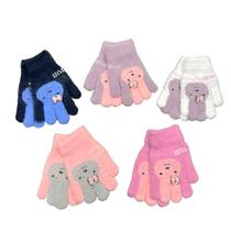 1 Par Luva De Lã Inverno Frio Menina Quentinha 1 Par Luva De Lã Inverno Frio Menina Quentinha