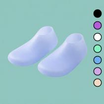 1 Par Meia Silicone Antiderrapante Hidrata Pés Rachados DS