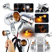 1 Par Pisca Seta Metal Moto Shadow Harley Chopper Custon 1 Par Pisca Seta Metal Moto Shadow Harley Chopper Custon