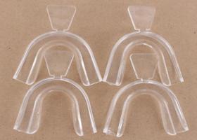 1 Par Placas Molde Para Bruxismo Ranger Dentes P/ Desgaste - Top 1 Par Placas Molde Para Bruxismo Ranger Dentes P/ Desgaste - Top