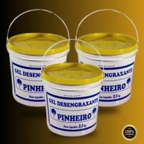 1 Pasta gel de limpeza para mãos Pinheiro 2,5kg Amarela