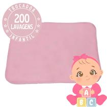 1 pc Trocador Portátil 70x50 Bebê Absorvente Acolchoado Multiuso - Rosa - Vila Flor 1 pc Trocador Portátil 70x50 Bebê Absorvente Acolchoado Multiuso - Rosa - Vila Flor