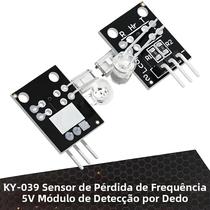 1 PCS KY - 039 5V Sensor de batimentos cardíacos: Módulo de detecção operado por dedo