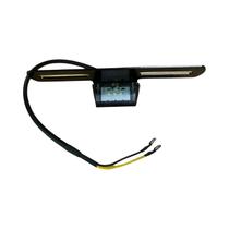 1 pçs suporte da placa de licença luz traseira suporte montagem led universal motocicleta cnc