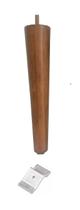 1 Pe Palito 40cm Marrom Claro Chapa Inclinada Metal Aço 1 Pe Palito 40cm Marrom Claro Chapa Inclinada Metal Aço