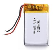 1 Peça 402030 180mah 3,7v Com 2 Fios 4mm X 20mm X 30mm - 1 Peça 402030 180mah 3,7v Com 2 Fios 4mm X 20mm X 30mm -