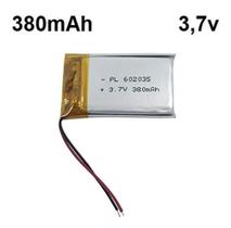1 Peça 602035 380mah 3,7v Com 2 Fios 6mm X 20mm X 35mm 1 Peça 602035 380mah 3,7v Com 2 Fios 6mm X 20mm X 35mm