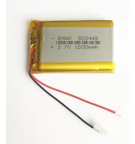 1 Peça 803443 C/ 3,7v 2 Fios 8mm X 34mm X 43mm 1500mah -