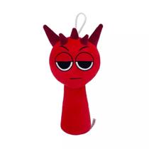 1 Peça De 20 Cm Sprunki Plush Plush Doll Rhythm Box-Vermelho - choice