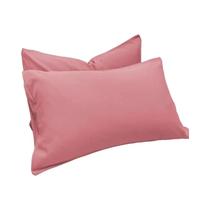 1 peça de fronha de cor sólida fosca, fronha macia selada com bolso para quarto, roupa de cama