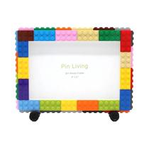 1 peça diy blocos de construção coloridos moldura de foto artesanal suporte de foto presente 1 peça diy blocos de construção coloridos moldura de foto artesanal suporte de foto presente