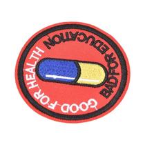 1 peça japonês Akira Kaneda bom para a saúde, ruim para a educação ferro no remendo