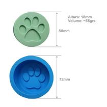 1 Peça Molde Velas Gesso Silicone Sabão Patinha Artesanato