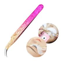 1 Pinça Para Cílios Ponta Curvada Colorida Extensão Alongamento De Cílios 1 Pinça Para Cílios Ponta Curvada Colorida Extensão Alongamento De Cílios