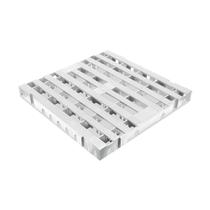 1 Piso Plástico Modulável Palet 50X50 Estrado Branco