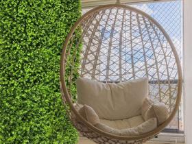 1 Placa de eucalipto artificial para jardim vertical interno - DE207219