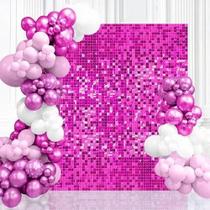 1 Placa Painel Shimmer Wall Muro Lantejoula Festa Cor 30x30