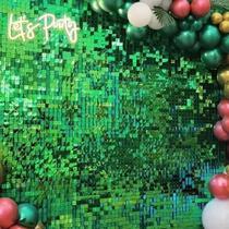 1 Placa Painel Shimmer Wall Muro Lantejoula Festa Cor 30x30