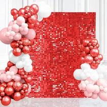 1 Placa Painel Shimmer Wall Muro Lantejoula Festa Cor 30X30