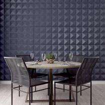 1 Placa Revestimento 3D Decorativo 50x 50cm Parede TV Prisma