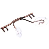 1 Ponte Plaqueta Metal Armação 3 Três Peça Silhouette Óculos Apoio Nariz Peças Silhuete Suporte Sem Aro Ponteira Conserto Reposição