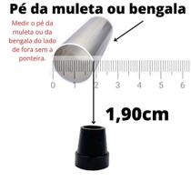 1 Ponteira/ Sapata/ Pé de Muletas E Bengalas (3/4''-1,90cm) 1 Ponteira/ Sapata/ Pé de Muletas E Bengalas (3/4''-1,90cm)