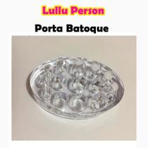 1 Porta Batoque Oval Acrílico 15 Furos