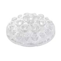 1 Porta Batoque Redondo Acrílico Com Suporte de Tebori