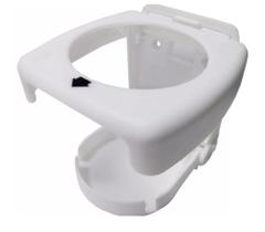 1 Porta Copo Retrátil Dobrável Barco Lancha Carro Branco 1 Porta Copo Retrátil Dobrável Barco Lancha Carro Branco
