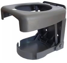 1 Porta Copo Retrátil Dobrável Barco Lancha Carro Cinza Escuro 1 Porta Copo Retrátil Dobrável Barco Lancha Carro Cinza Escuro