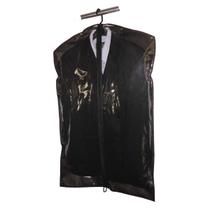 1 Porta Terno/camisa Preto Reforçado C/ Zíper 60x100cm